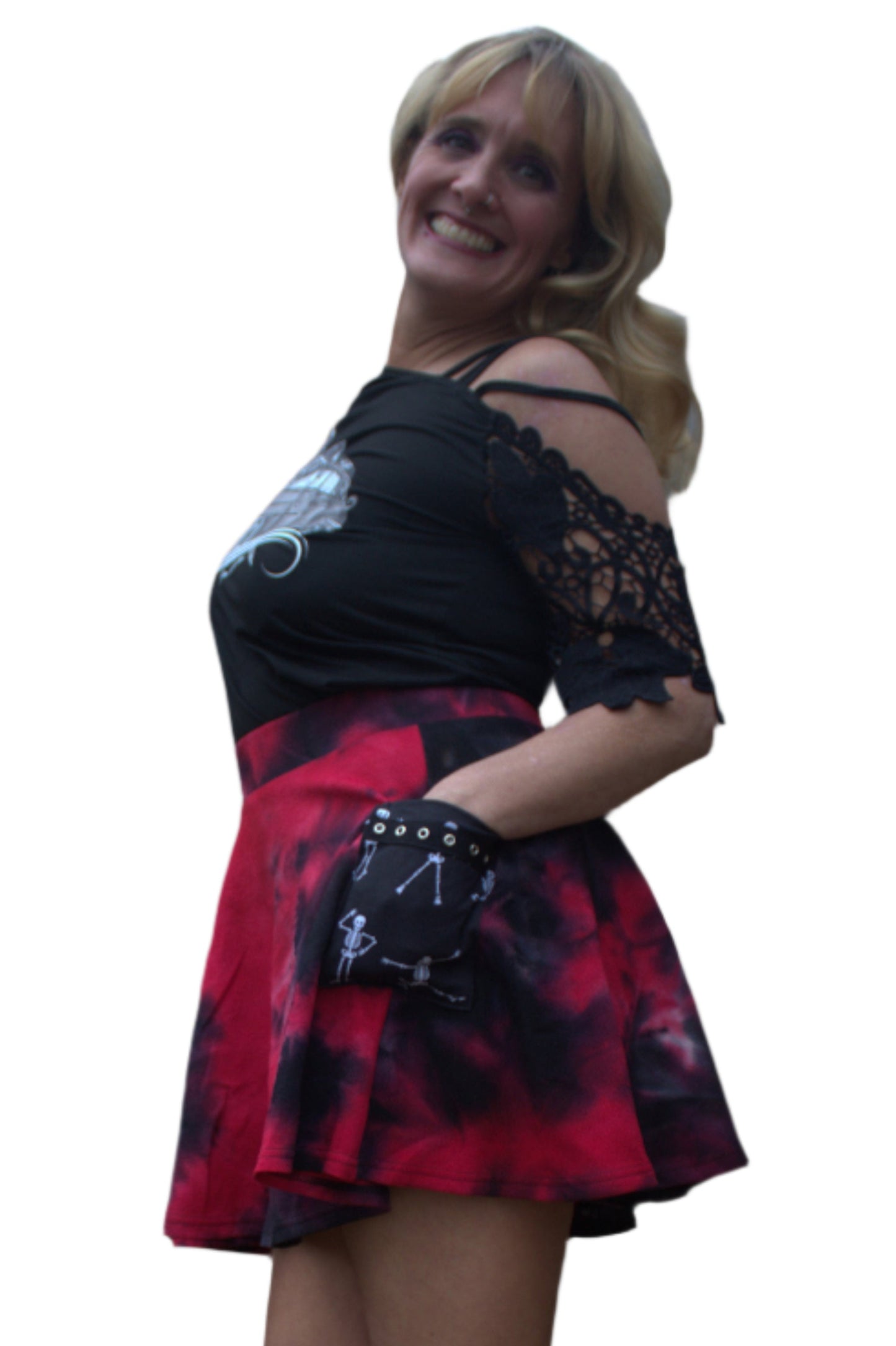 Tie Dye Skelly Skirt